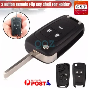 3 Button Remote Flip Car Key blank Shell suitable for Holden Cruze