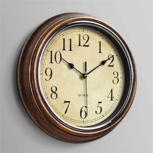 Silent Non-Ticking Wall Clock 30cm Quartz Round Wall Clock Home Office Decor AU