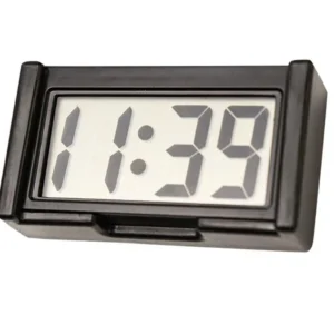 Small Digital Clock LCD Date Time Calendar For Car Dashboard Table Desk Portable
